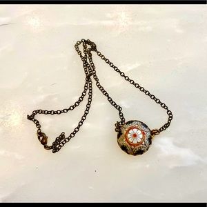 Antique Style Broach Necklace